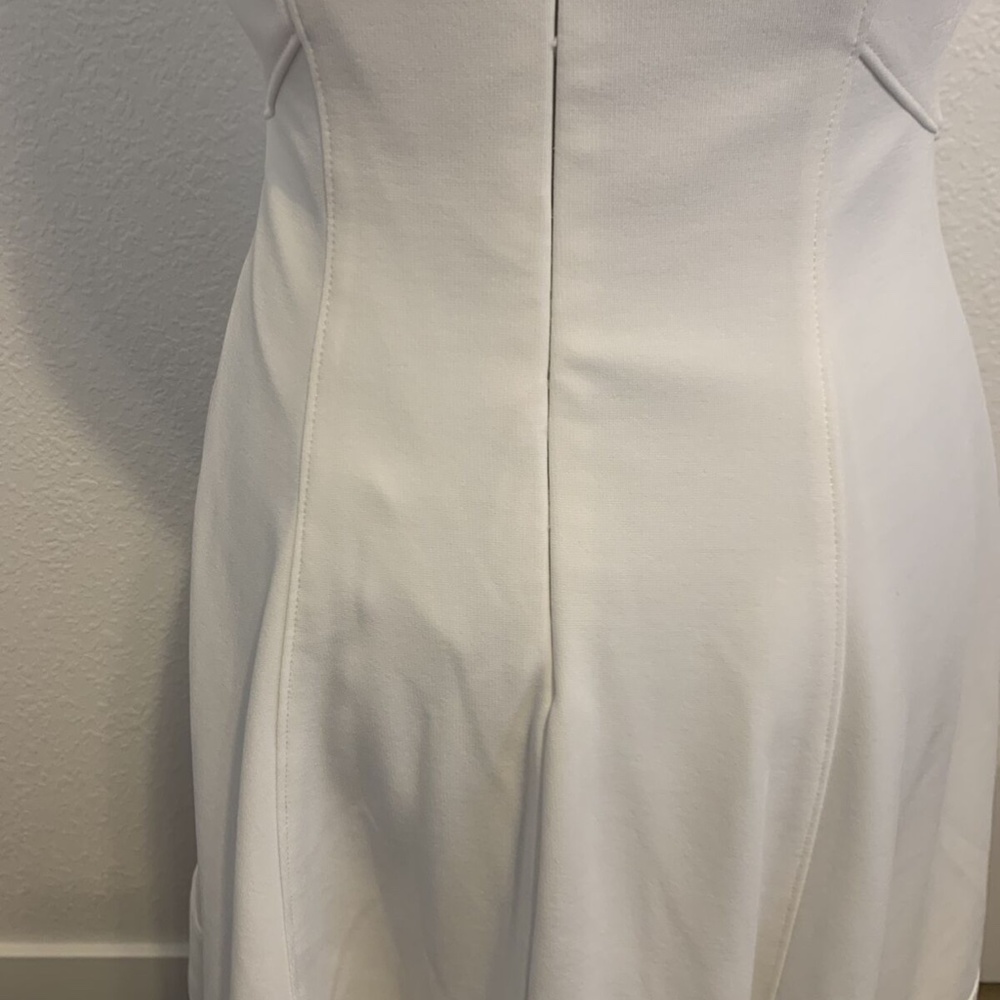 White House Black Market Cream White Princess Rockabilly Dress Women's Size 2 - Picture 12 of 14